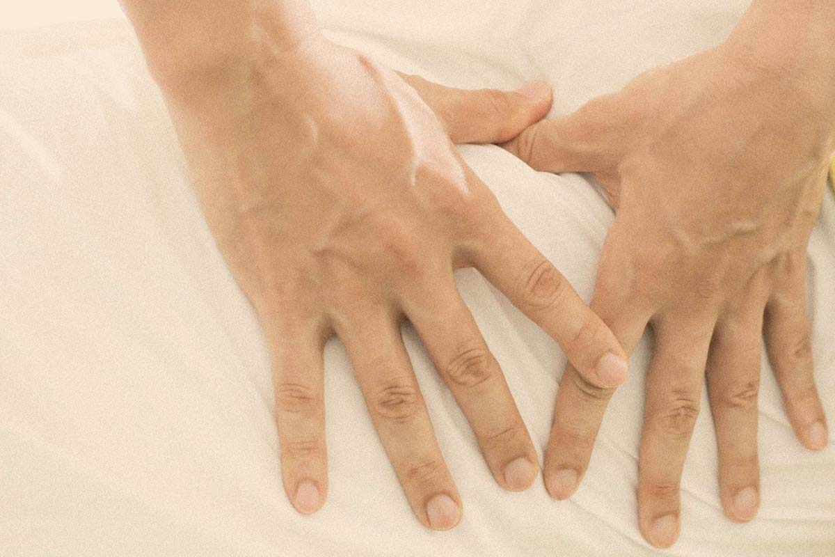 気功整体施術中写真2